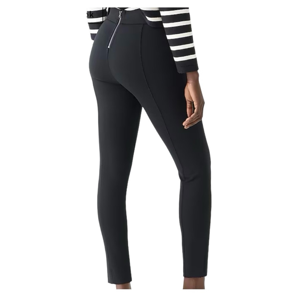 J. Crew Black Any Day Pant in Stretch Ponte